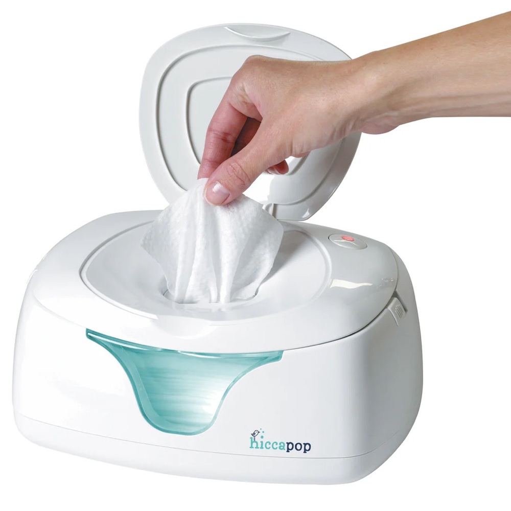 Hiccapop White & Teal Wipe Warmer